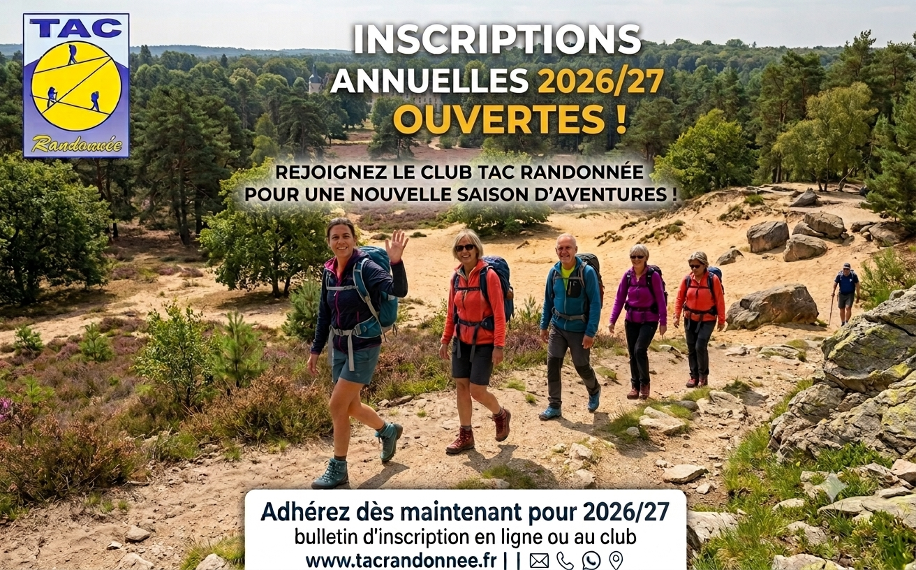 Adhésion 2026/2027 ouvertes -