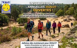 Adhésion 2026/2027 ouvertes -