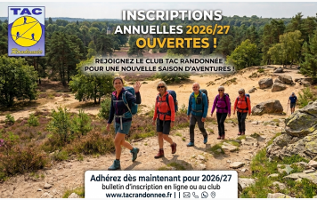 Adhésion 2026/2027 ouvertes -